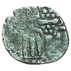 Ancient India Silver Drachm Coin 780-980 Pratihara Indo Sasanian Gadhiya Paisa B