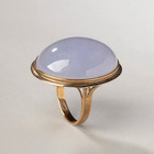 14 Kt Lavender Jade Ring