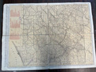 Rand Mcnally Commercial Atlas Of America  1932  52 Double Sheets  Canvas Backing