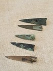 5 Ancient Roman Bronze Arrowhead 1st - 2nd Century Ad  f21 