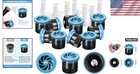 10-piece Adjustable Pop-up Sprinkler Nozzle Set For Efficient Garden Irrigation