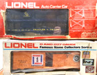  10  O Gauge Lionel Train Cars In Original Boxes  lot 7453 