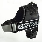 Patches Reflective Training Dog Vest No Pull Service Dog Harness Removable Label