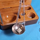 Antique Apothecary Balance Scale Wooden Case Weights Pre-1930