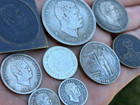 Kingdom Of Hawaii Kalakaua Dollar Dime 1883 1847 Set