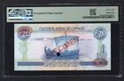 Cyprus 20 Pounds 1-2-1992 P56as  specimen  Uncirculated Grade 68 Top Pop