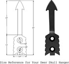 European Mount Skull Hanger 6 Pack Arrow Style Deer Goat Antelope Adjustable Kit