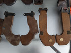 6 Sets Antique Pump Organ Knee Swells Brackets Oak   Walnut Lot Xl