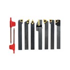 7 Pcs 1 2   Indexable Carbide Turning Tool Set Sclcl Sdjcr Swgcr Sdncn Mgehr Ser
