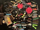 Big Lot Vintage  Modern Barrettes   Hair Pins Ect  Lot