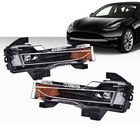 For 2017-2023 Tesla Model 3 Y Pair Led Drl Front Fog Light Lamp Left  right