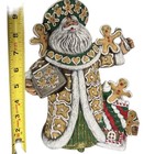 Gingerbread Santa Figurine Christmas Decor Cookies Candy House Holiday 9    Resin