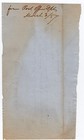 1857 Us Treasury Post Office Warrant S casey Us Treasurer