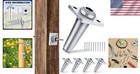 Durable 5-piece Classic Aluminum Anchor Vise For Securing Trellises   Vineyards