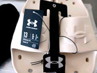 Mens Under Armour Locker V Slides-sandals Size 13 New With Tags   Free Socks