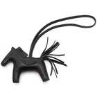 Hermes Rodeo Pm Horse Bag Charm Black Agneau Milo Leather U Stamp 2022 France