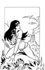 Monsters Illustrated Fana Jungle Girl Sexy Good Girl Warren Original Art Burcham