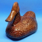 Vintage Antique Hand Carved Wooden Duck Waterfowl Decoy Cottage Beach Man Cave
