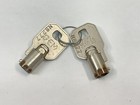 Pair Gem N8277 Keys Fort Lock C0 Vending Laundry Machine Cabinet Coin Box