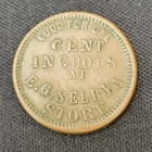 1864 Civil War Token Store Card - E  G  Selby s Store - Bryan  Oh     Rare R5