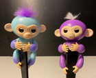Wow Wee Lot Of 2 Fingerlings Interactive Baby Monkey Toy Sound Motion Work Video
