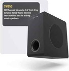 Bestisan 6 5       Powered Home Audio Subwoofer With Deep Bass In Black Sw65d