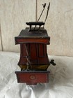 Antique Tin Litho Wind Up Toy Fontaine Fox Toonerville Trolley W video
