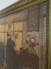 Walther Firle     Peinture Originale Huile Sur Toile Sign  e     Matin Du Dimanche