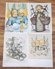 Hummel Postcard Lot Of 22 Emily Fink Joseph Mueller Children Angel Music Candle