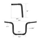 10  Rise 1 1 4   Ape Hanger Handlebar Fit For Harley Flst Fxst Sportster883 1200