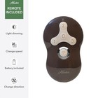 Hunter Fan 52 Inch Indoor Bronze Ceiling Fan With Light And Remote Control