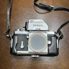 Vintage 70   s Nikon F Photomic Ftn 35mm Film Camera W  Case   Cross Body Strap