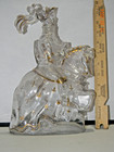 Castagnon Nogaro France Figural Joan Of Arc Bottle