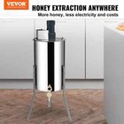 Electric Honey Extractor 2 4 Frame Stainless Steel Beekeeping Extraction With Tr