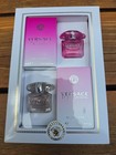 Versace Bright Crystal   Absolu Mini Perfume Gift Set Duo For Women 5ml 2pc New