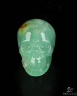 0 9  Chrysoprase Hand Carved Crystal Skull  Realistic  Crystal Healing