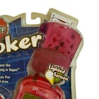 Radica Fliptop Poker Game With Lighted Screen Classic Five Card Draw Ages 8  Red