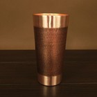 Handmade Thickened Pure Copper Beer Mug 600ml Hammered Cold Drink Cup
