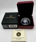 1 Oz  Fine Silver Coin - Blue Flag Iris - Mintage  10 000  2013 
