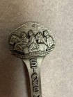 Vintage Stone Mountain Georgia Confederate Memorial Pewter Souvenir Spoon 4392