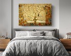 Gustav Klimt Tree Of Life Reproduction Color Splash Canvas Print Wall Art