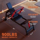 Hip Thrust Machine 900lbs Heavy Duty Glute Bridge Machine Home Gym Butt Exercise
