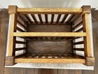 Antique Oak Arts   Crafts Magazine Rack