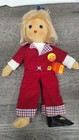 Steiff Vintage 3 Dolls Rare Tags 16  Tall Felt Mohair Character Uwe Jenny Gitte