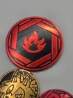 Pokemon Coins Bundle Of 16 Tcg Flipping Coin Official Set Red Gold  Pikachu 