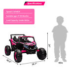 24v Power Wheels Electric Ride On Utv Car Toys Gift For Kids With Remote Control