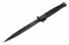 Tac Force Black Spring Assisted Open Extra Large Stiletto Folding Pocket Knife