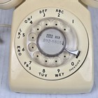 Vintage Rotary Dial Telephone Yellow Western Electric Bell System Desk Phone