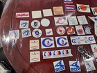 Huge Lot Of   Vintage Baseball Stickers   See Pics  Free Shipping