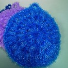 Set 3 Handmade Dish Scrubbie Crochet Double Blue Purple Washcloth 5 